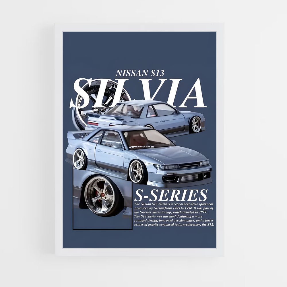 Poster Silvia Legends – affiche Nissan (vue 3)